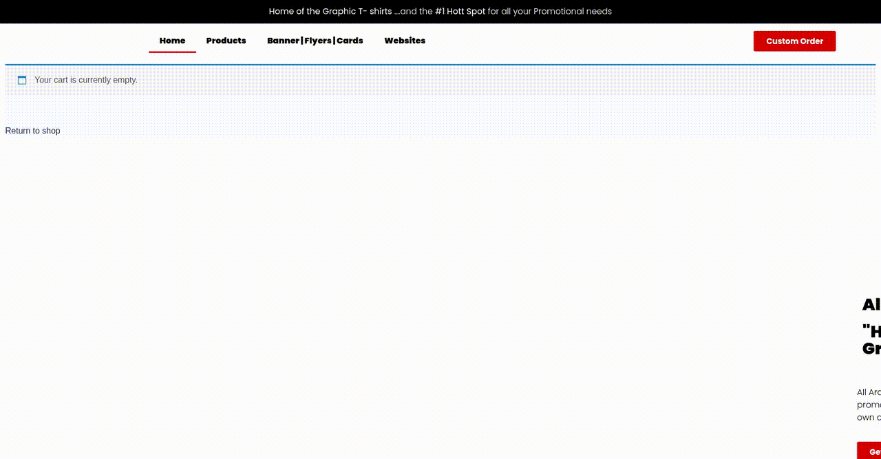 Enhancing Online Ordering Experience for Custom Promotions Company - project preview