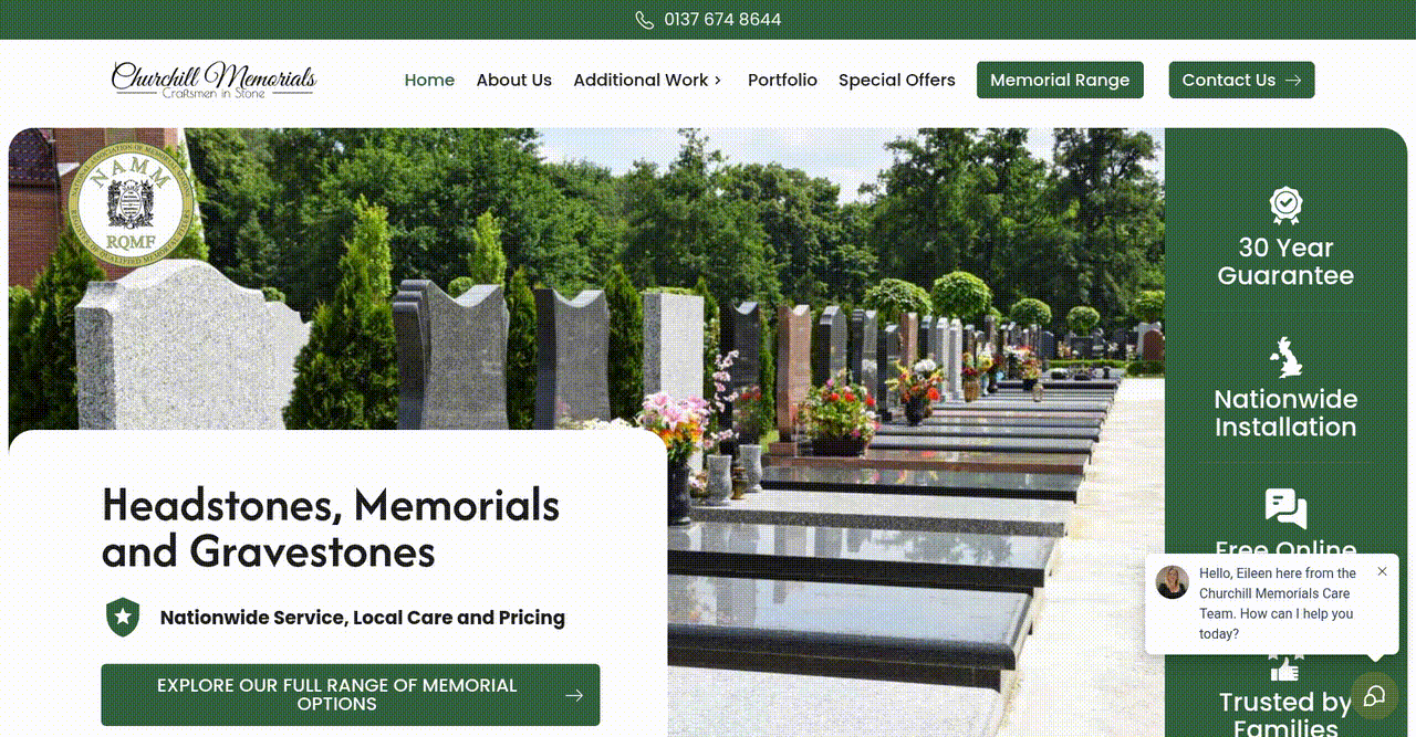 Enhanced Customer Experience for Memorial Products and Services - project preview