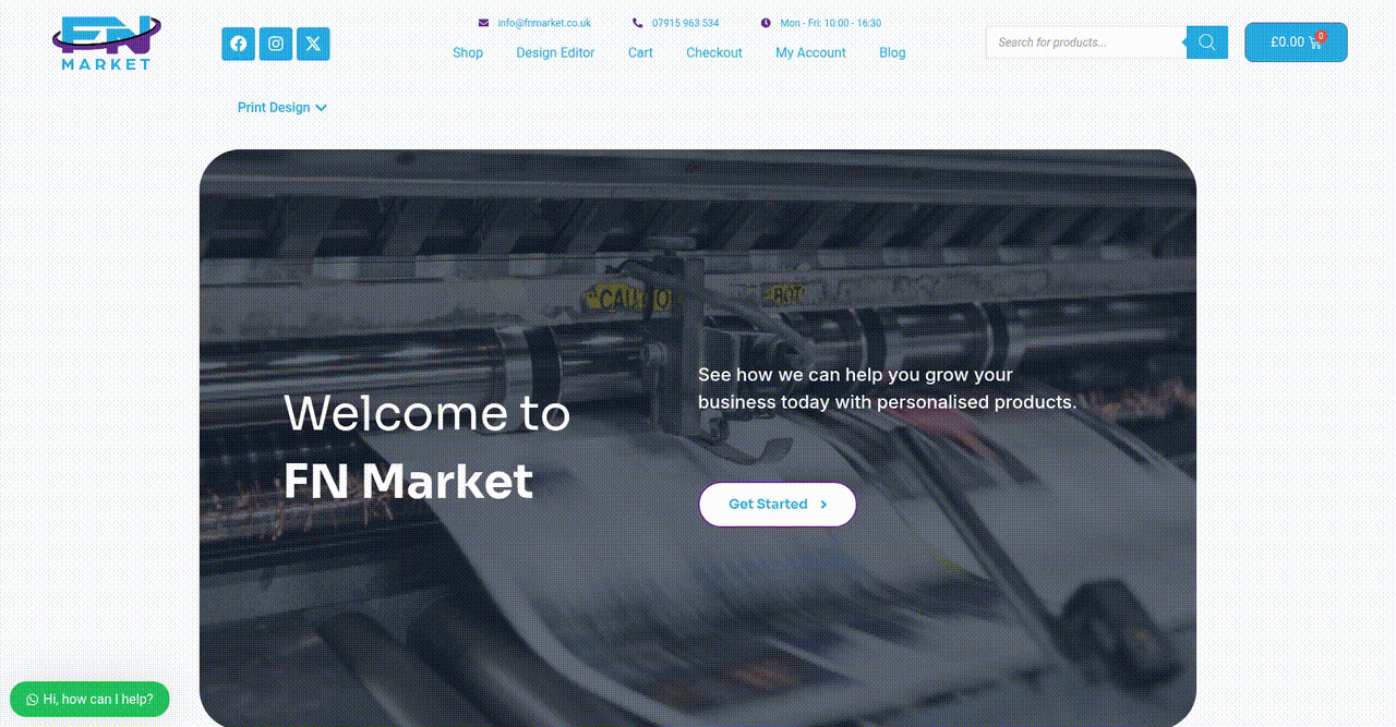 Enhancing User Experience for Web-to-Print Solutions in the UK - project preview