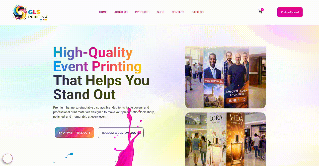Enhancing Online Presence and Ordering Experience for Custom Print Products - project preview