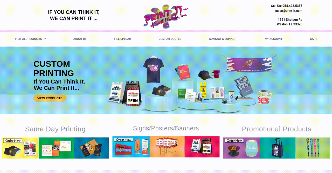 Enhancing Online Presence and Streamlined Workflow for Print Services - project preview