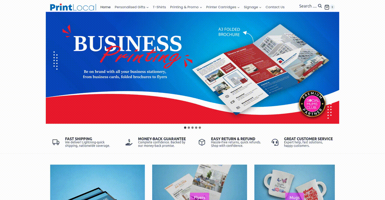 Streamlined Ordering Experience for Print Local’s Diverse Offerings - project preview