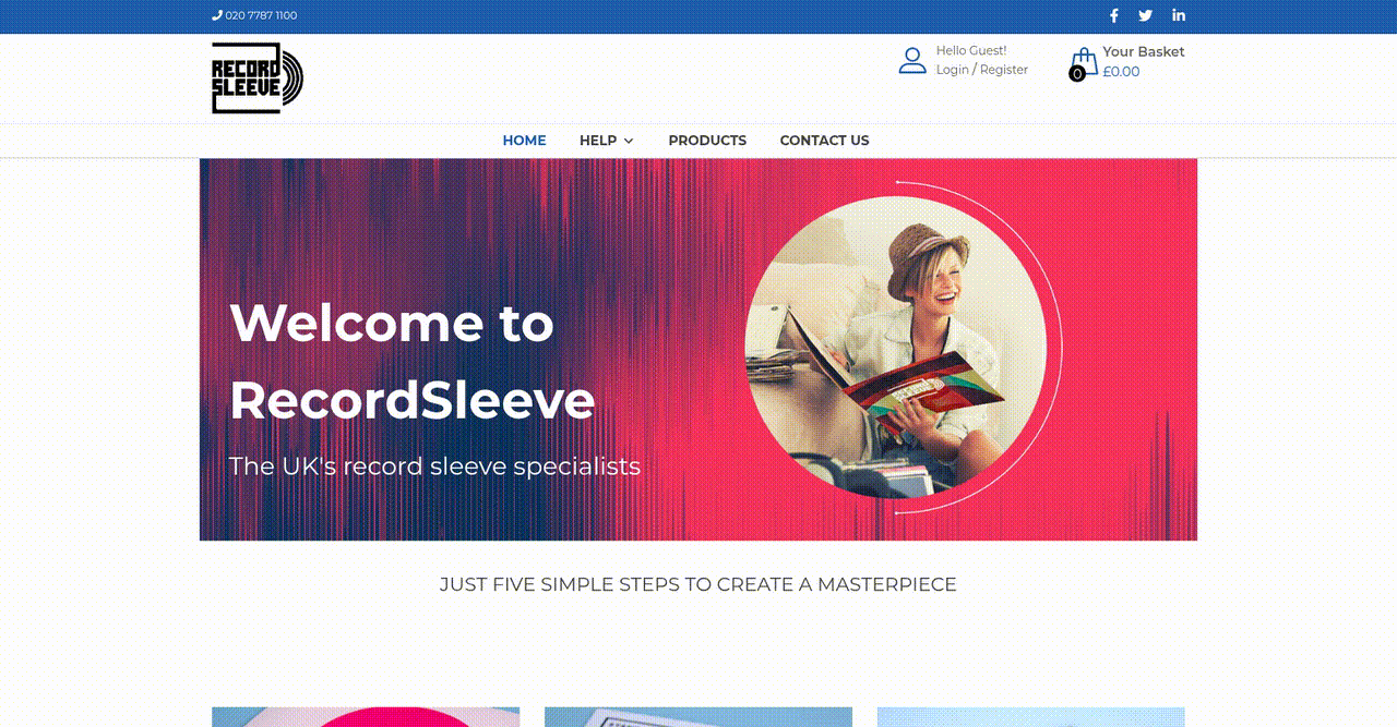 Transforming the Online Ordering Experience for Custom Printing Services - project preview