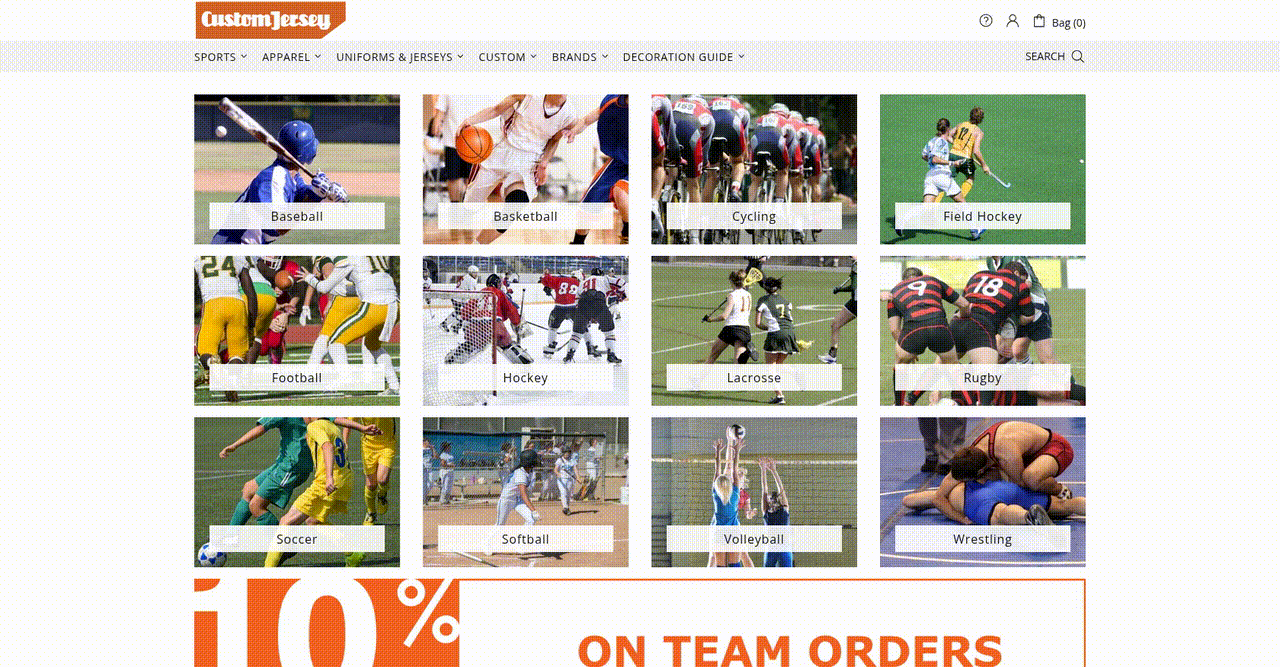 Optimizing Online Ordering for Custom Jersey Designs and Purchases - project preview
