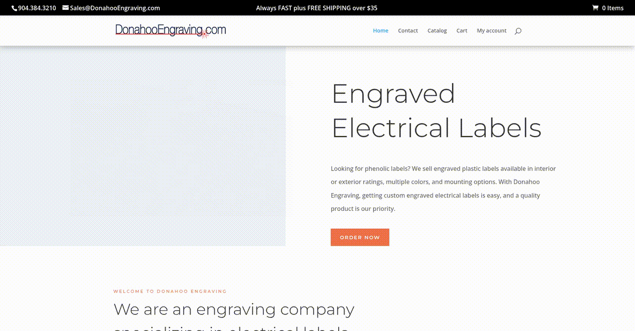 Enhancing the Online Ordering Journey for Engraving Services - project preview
