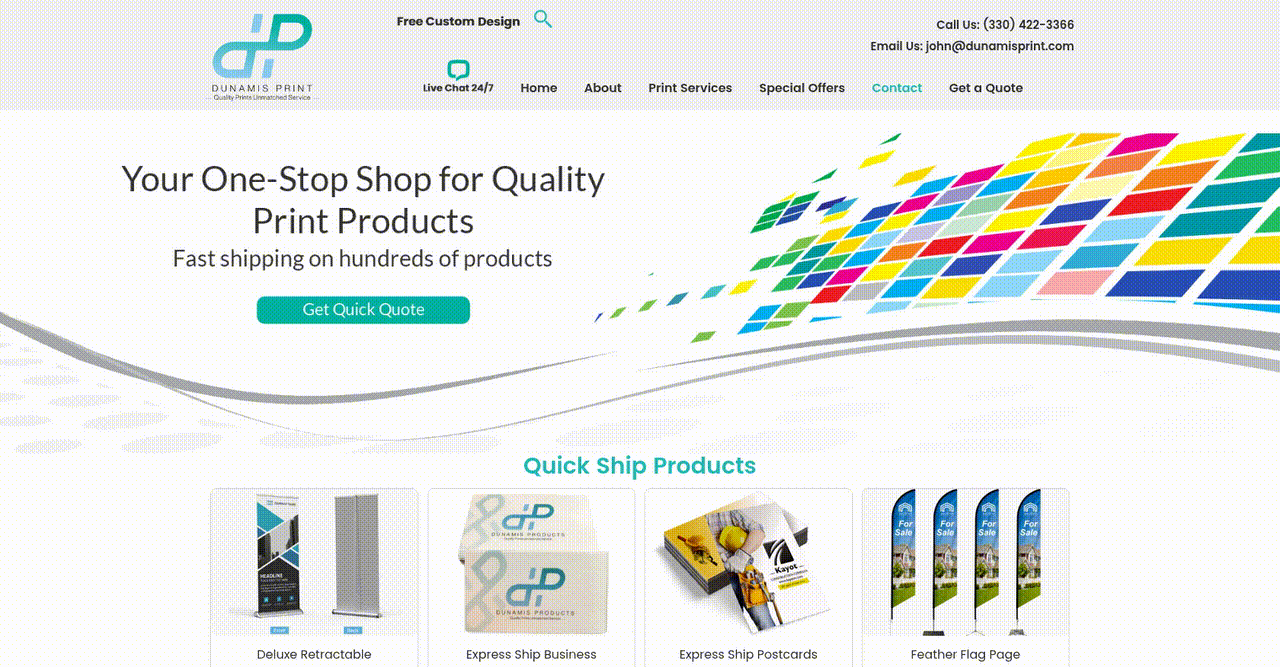 Streamlined Customer Ordering Experience for Web-to-Print Services - project preview