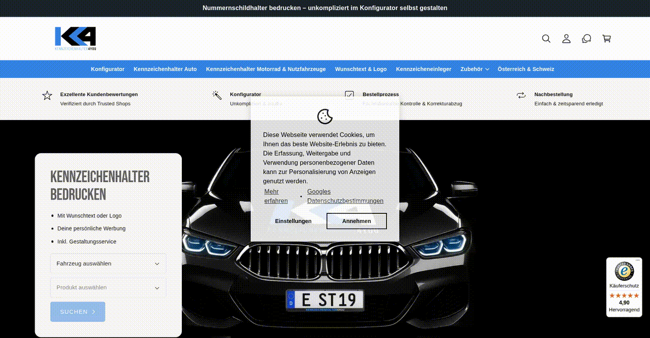 Transforming Online Signage Orders with Improved User Journey and Service Discoverability - project preview