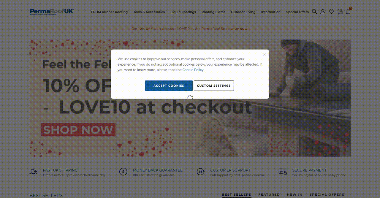 Transforming the Online Ordering Experience for Custom Roof Products - project preview