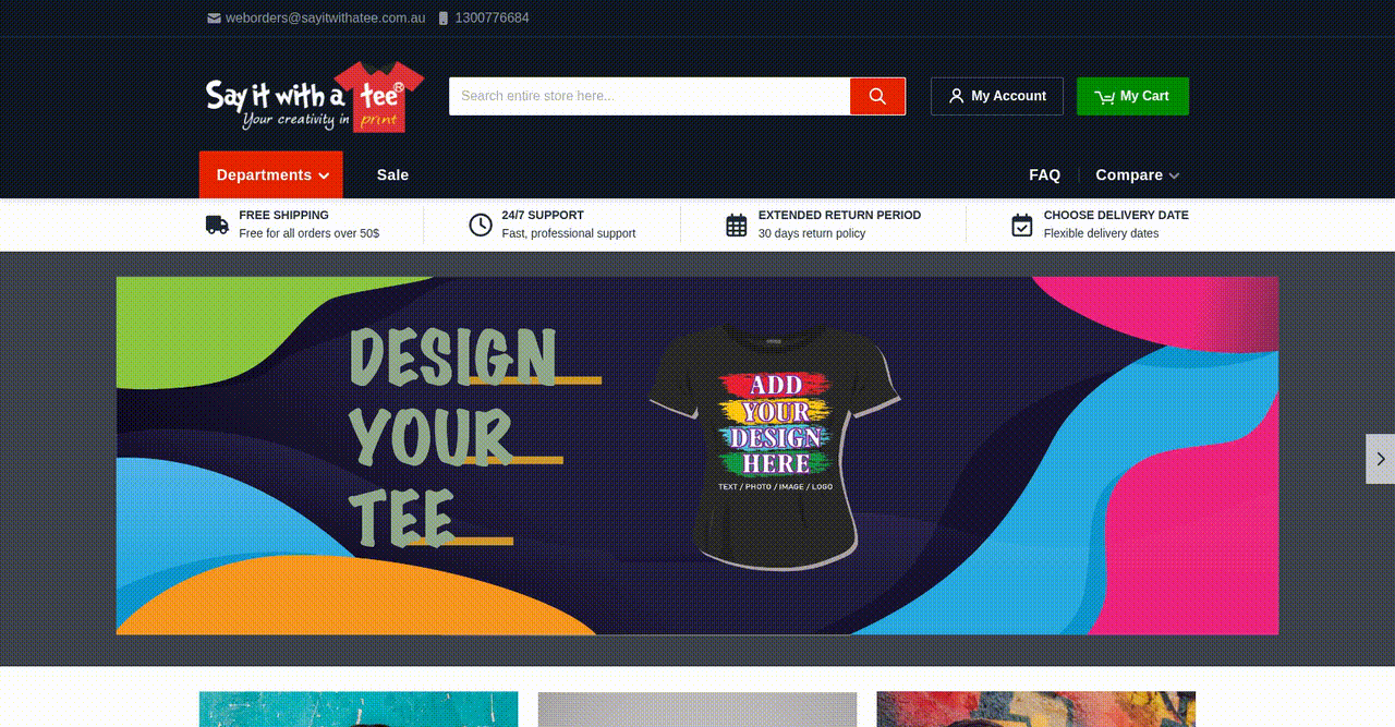 Transforming T-Shirt Design Experience for Direct Consumer Interaction - project preview