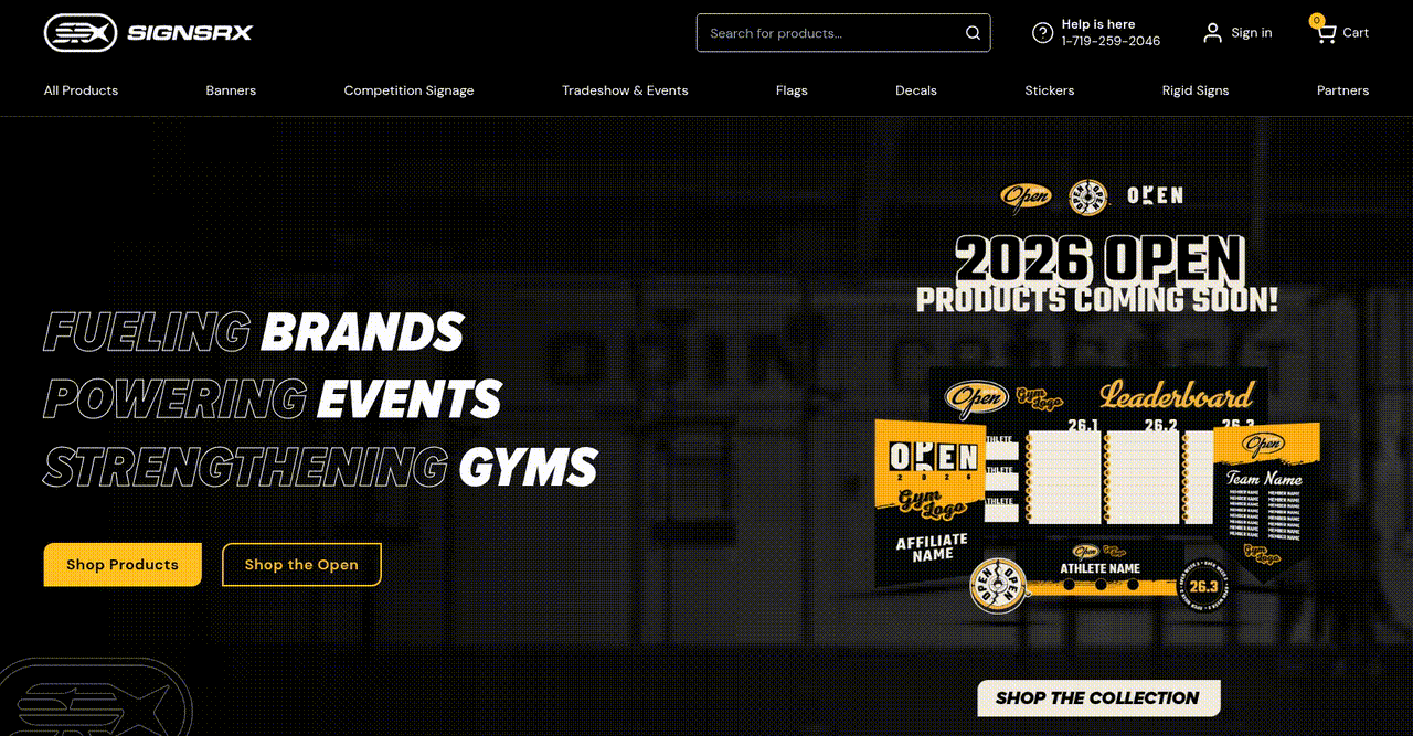 Enhanced Online Ordering and Portfolio Presence for Custom Signage Solutions - project preview